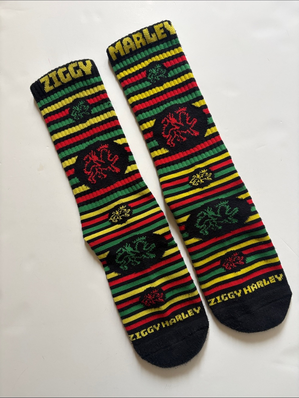 Ziggy Marley Rasta Stripe Crew Socks